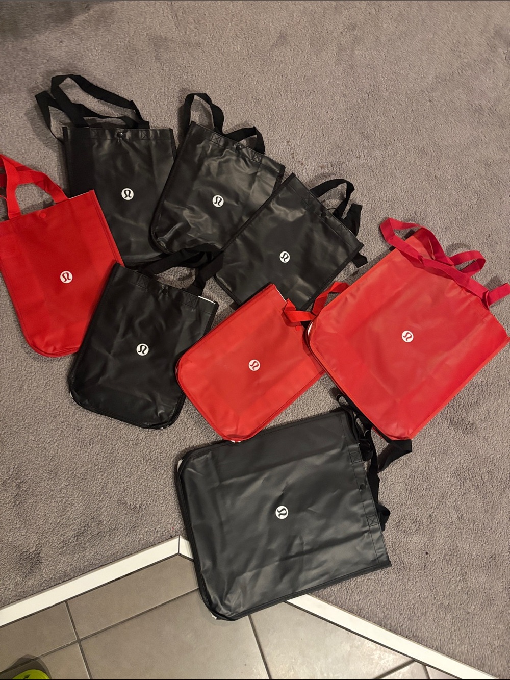 new!Lululemon reusable bags